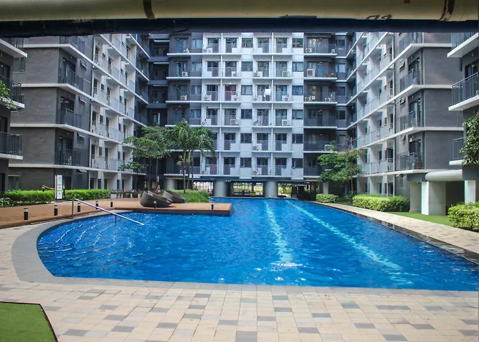 Cozy 642 1br Shore3 Residence, Amenity Pool View, Near Airport, Ikea, Moa, Smx, Pasay City, Apartment Manila